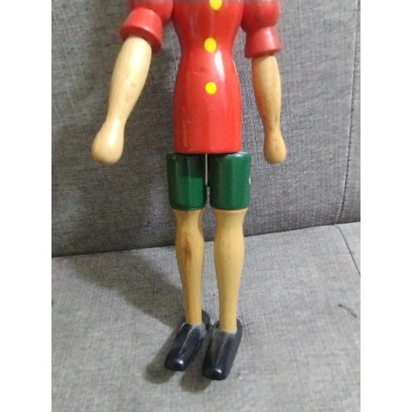 Vtg Disney Pinocchio Wooden Figurine Posable (4a) - Picture 3 of 6